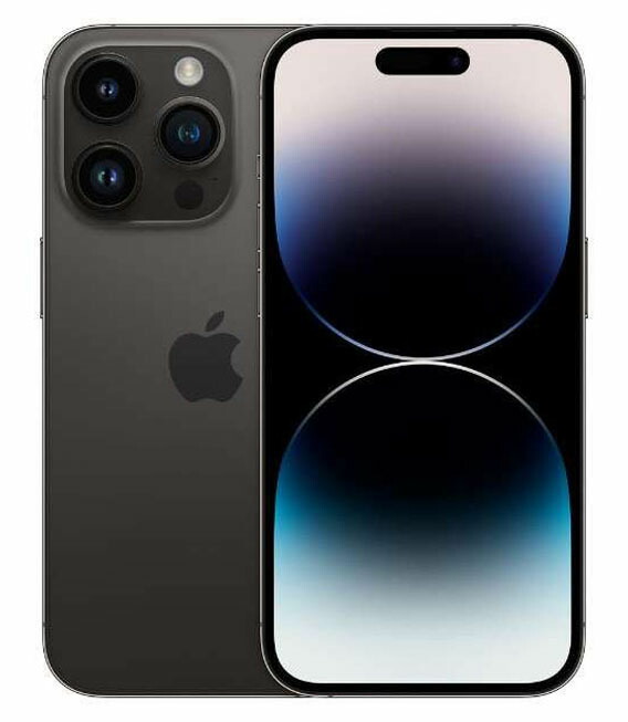 【中古】【安心保証】 iPhone14 Pro[128GB] docomo スペースブラック