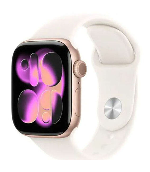 【中古】【安心保証】 Series11[42mm/GPS]アルミ ローズゴールド Apple Watch