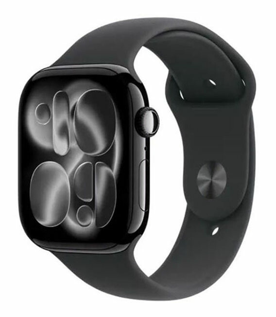 【中古】【安全性のある引き請ける】 Series11[46粍/セルラー]軽銀 ジェット機黒いこと Apple Watch