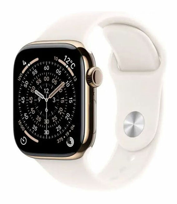【中古】【楽になること引きうける】 Series11[46粍/セルラー]チタン ゴールド Apple Watch