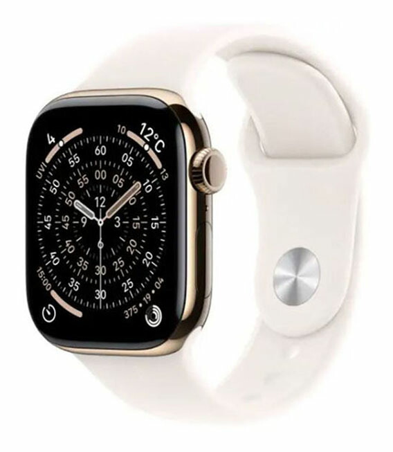 【中古】【楽になること引きうける】 Series11[46粍/セルラー]チタン ゴールド Apple Watch