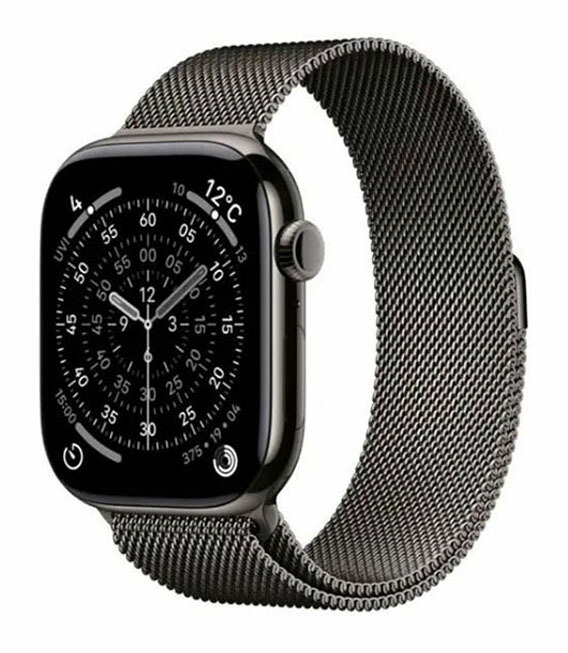 【中古】【楽になること引き受ける】 Series11[46粍/セルラー]チタン スレート Apple Watch