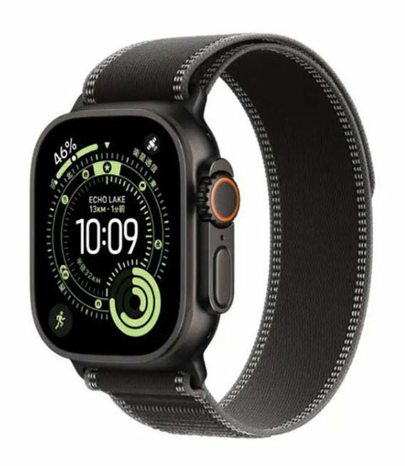 【中古】【楽になること引きうける】 Ultra3[49粍/セルラー]チタン 黒いこと Apple Watch