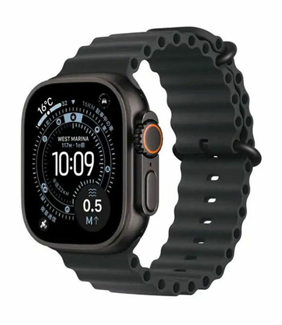 【中古】【楽になること引きうける】 Ultra3[49粍/セルラー]チタン 黒いこと Apple Watch