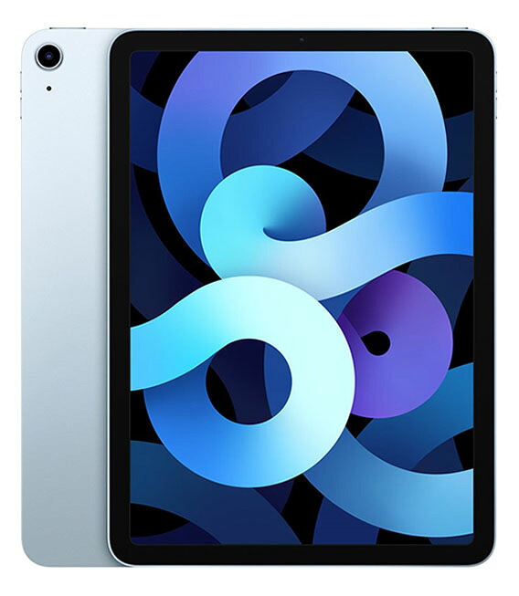 【中古】【安心保証】 iPad Air 10.9インチ 第4世代[64GB] セルラー docomo スカイブルー