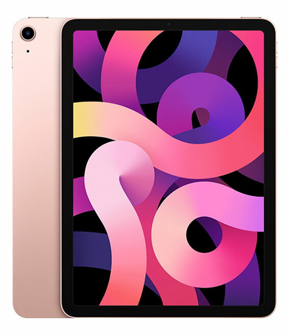 【中古】【安心保証】 iPad Air 10.9インチ 第4世代[64GB] セルラー au ローズゴールド