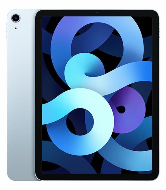 【中古】【安心保証】 iPad Air 10.9インチ 第4世代[256GB] セルラー au スカイブルー