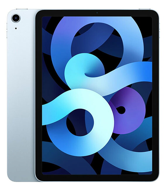 【中古】【安心保証】 iPad Air 10.9インチ 第4世代[256GB] セルラー SoftBank スカイブルー