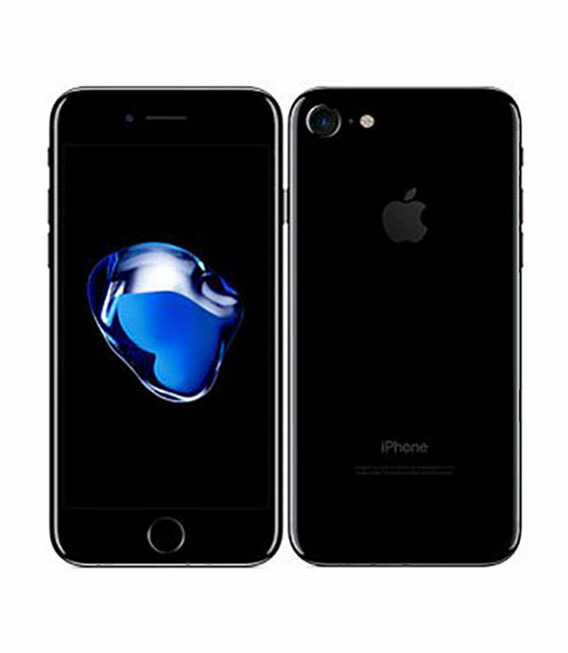 【中古】【楽になること引き受ける】 iPhone7[128GB] SIM鍵を掛ける取り消す SB/YM ジェット機黒いこと