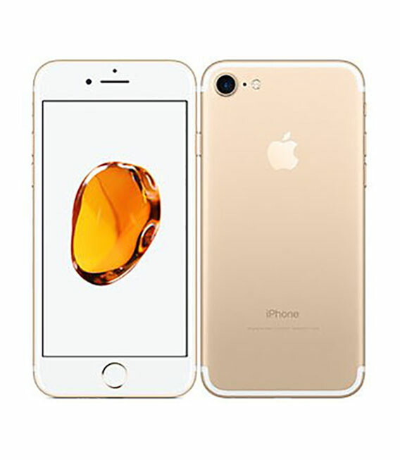iPhone7 128GB SIMロック解除 ゴールド SB YM