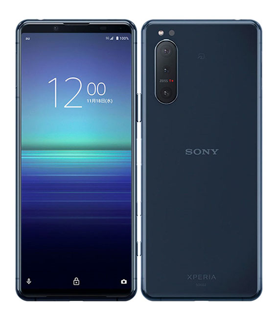 完売 【超美品】Xperia 128GB 5 II Xperia 5 ブラック SOG02 SIMロック