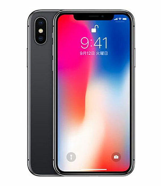 売れ筋新商品 iPhoneX 256GB SIMロック解除 docomo スペースグレイ