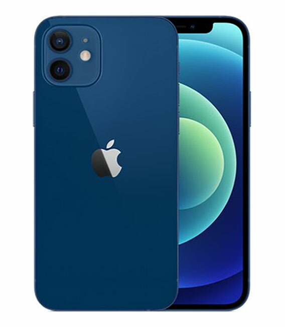 【中古】【安心保証】 iPhone12[64GB] au ブルー