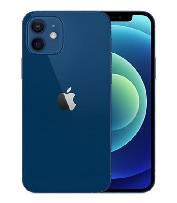 【中古】【安心保証】 iPhone12[256GB] au MGJ33J ブルー