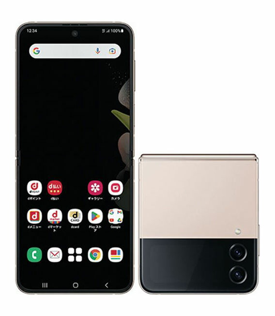 【中古】【安心保証】 Galaxy Z Flip4 SC-54C[128GB] docomo ピンクゴールド 26,699円