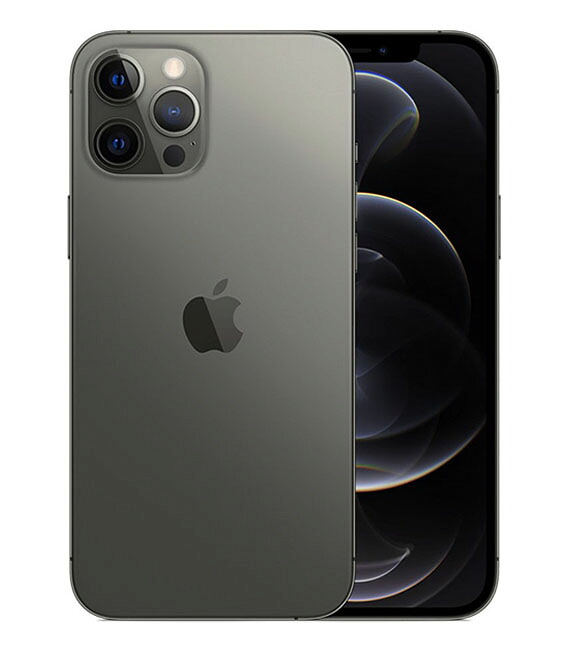 【中古】【安心保証】 iPhone12 Pro Max[256GB] au グラファイト