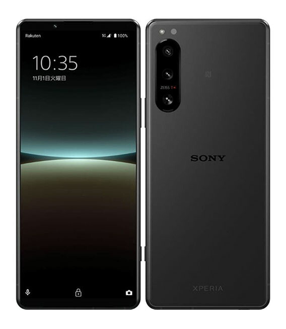 【中古】【安心保証】 Xperia 5 IV XQ-CQ44[128GB] モバイル ブラック