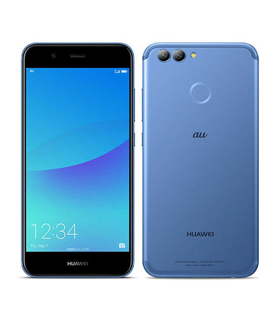 【中古】【安心保証】 HUAWEI nova 2 HWV31[64GB] au オーロラブルー