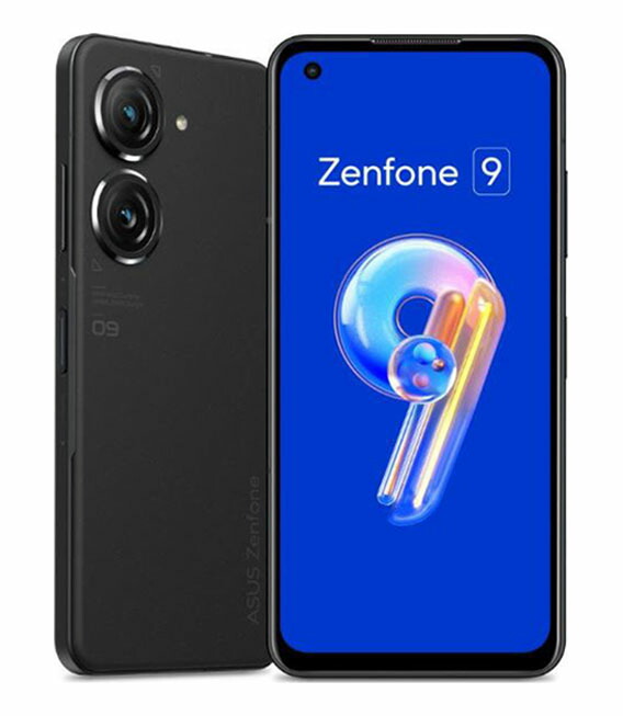 【中古】【安心保証】 Zenfone 9 ZF9-BK8S128[128GB] SIMフリー ミッドナイトブラック