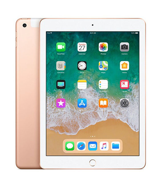 Aランク 美品iPad第6世代WiFi＋Cellularモデル au 32GB ゴールド