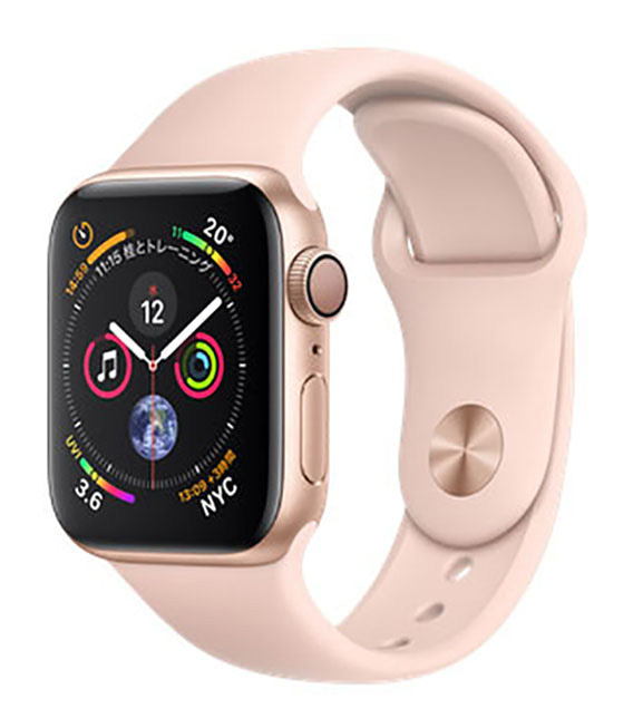 【中古】【安全性のある引き受ける】 Series4[40粍/GPS]軽銀 ゴールド Apple Watch