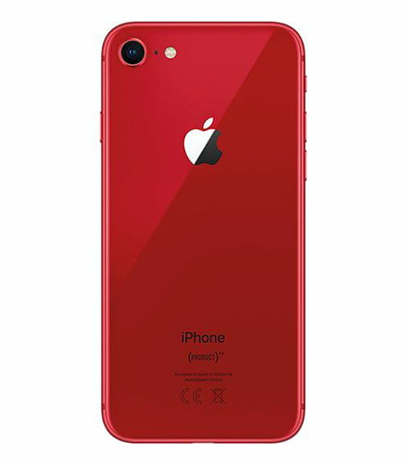 【中古】【安全性のある引き受ける】 iPhone8[256GB] docomo 赤いこと