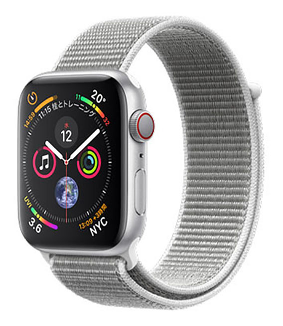 【中古】【安全性のある引き請ける】 Series4[44粍/セルラー]軽銀 しろがね色 Apple Watch