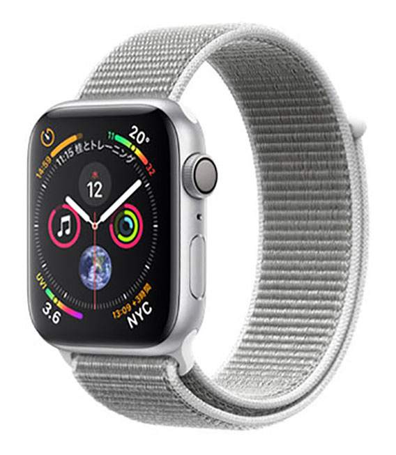 【中古】【安心保証】 Series4[44mm/GPS]アルミ シルバー Apple Watch 6,414円