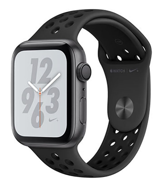 【中古】【安心保証】 Series4[44mm/GPS]アルミ スペースグレイ Apple Watch Nike