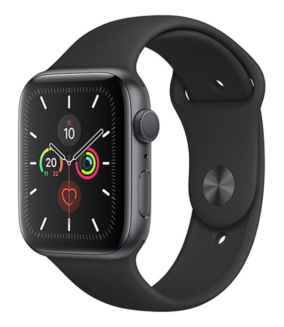 【中古】【安全性のある引き受ける】 Series5[44粍/GPS]軽銀 あき場所薄墨色 Apple Watch