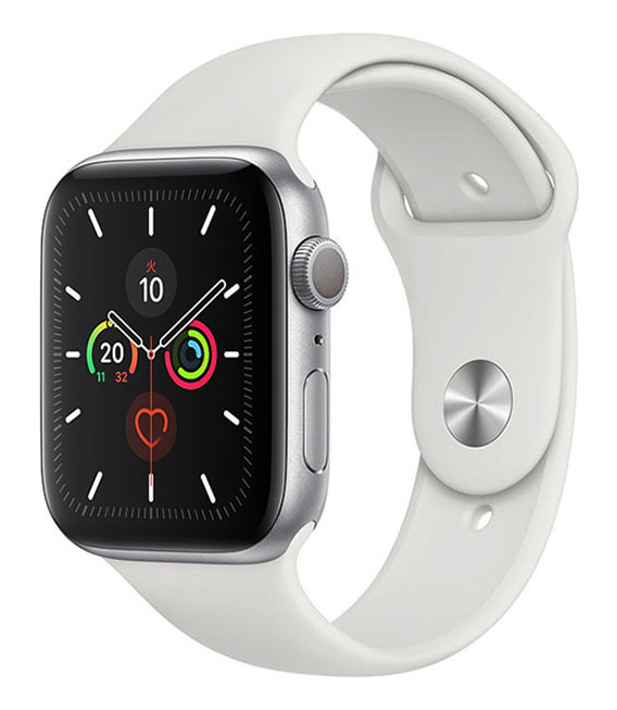 【中古】【安全性のある引き受ける】 Series5[44粍/GPS]軽銀 しろがね色 Apple Watch