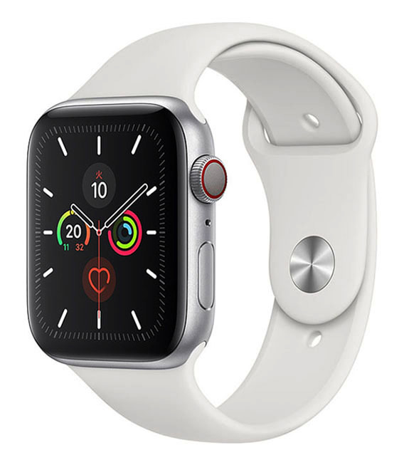 【中古】【安全性のある引き受ける】 Series5[44粍/セルラー]軽銀 しろがね色 Apple Watch