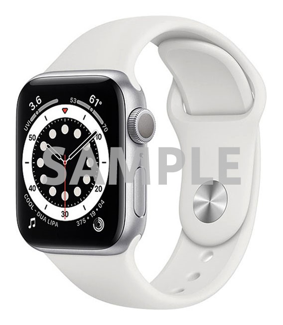 【中古】【安全性のある引き受ける】 Series6[40粍/GPS]軽銀 しろがね色 Apple Watch