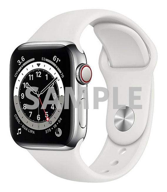 【中古】【安全性のある引き受ける】 Series6[40粍/セルラー]ステンレス鋼 しろがね色 Apple Watch