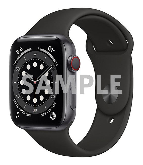 【中古】【安全性のある引き受ける】 Series6[44粍/セルラー]軽銀 あき場所薄墨色 Apple Watch