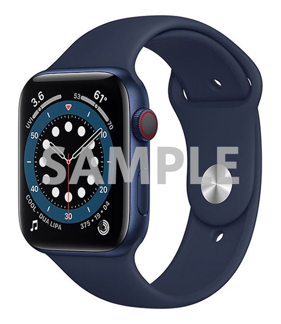 【中古】【安全性のある引き受ける】 Series6[44粍/セルラー]軽銀 青み Apple Watch