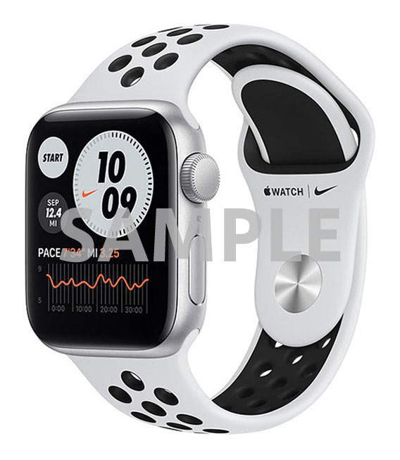 【中古】【安全性のある引き受ける】 SE 第1時人[40粍/GPS]軽銀 しろがね色 Apple Watch Nike