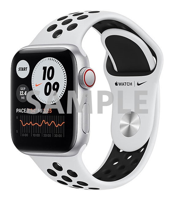 【中古】【安全性のある引き受ける】 SE 第1時人[40粍/セルラー]軽銀 しろがね色 Apple Watch Nike