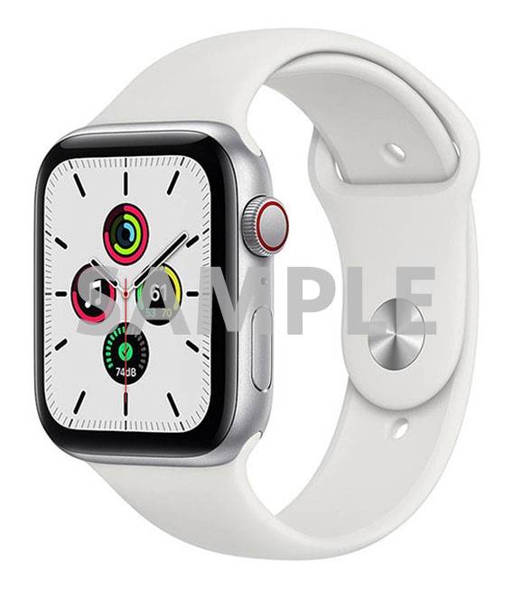 【中古】【安全性のある引き受ける】 SE 第1時人[44粍/セルラー]軽銀 しろがね色 Apple Watch
