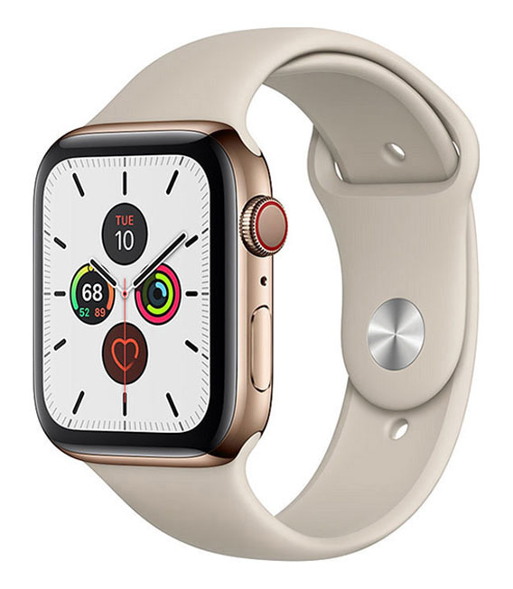 【中古】【安全性のある引き受ける】 Series5[44粍/セルラー]ステンレス鋼 ゴールド Apple Watch