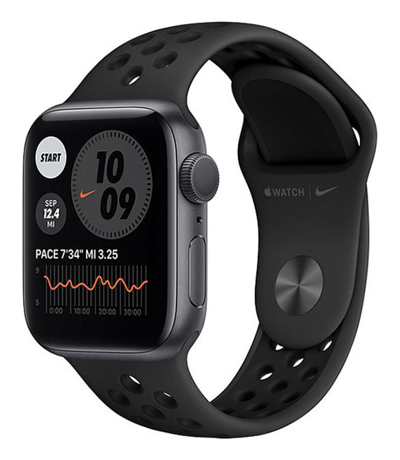【中古】【安全性のある引き受ける】 Series6[40粍/GPS]軽銀 あき場所薄墨色 Apple Watch Nike