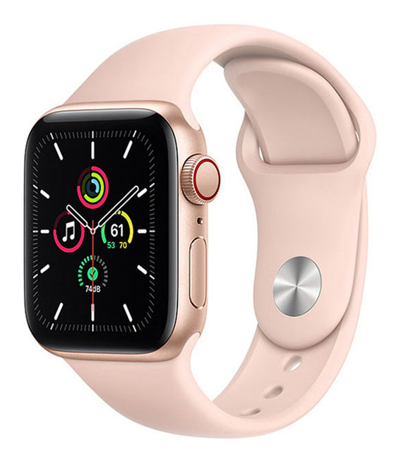【中古】【安心保証】 SE 第1世代[40mm/セルラー]アルミ ゴールド Apple Watch