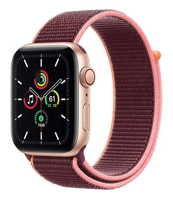 【中古】【安全性のある引き受ける】 SE 第1時人[44粍/セルラー]軽銀 ゴールド Apple Watch