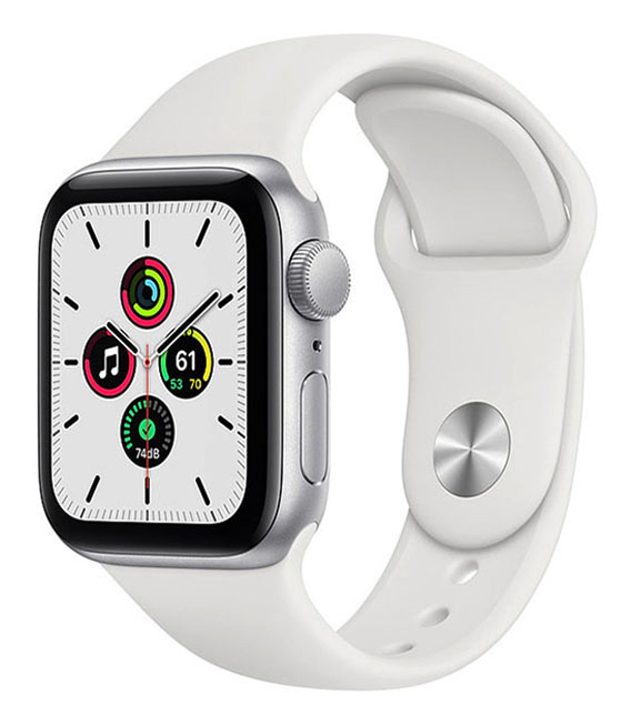 【中古】【安全性のある引き受ける】 SE 第1時人[40粍/GPS]軽銀 しろがね色 Apple Watch