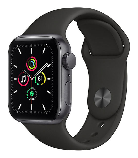 【中古】【安全性のある引き受ける】 SE 第1時人[40粍/GPS]軽銀 あき場所薄墨色 Apple Watch