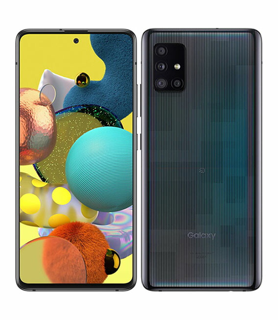 【中古】【安全性のある引き受ける】 Galaxy A51 5G SCG07[128GB] au プリズムブリックスブラック