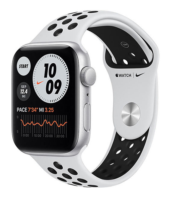 【中古】【安全性のある引き受ける】 SE 第1時人[44粍/GPS]軽銀 しろがね色 Apple Watch Nike