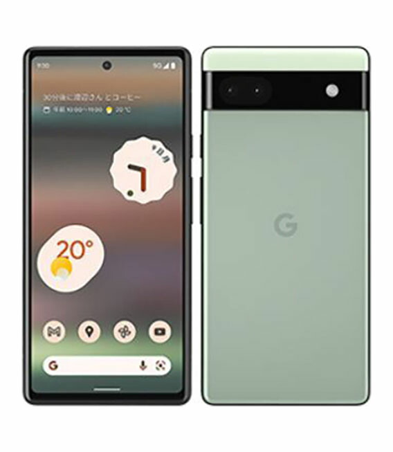 【中古】【楽になること引き受ける】 Google Pixel 6a[128GB] UQ移動性 サルヴィア