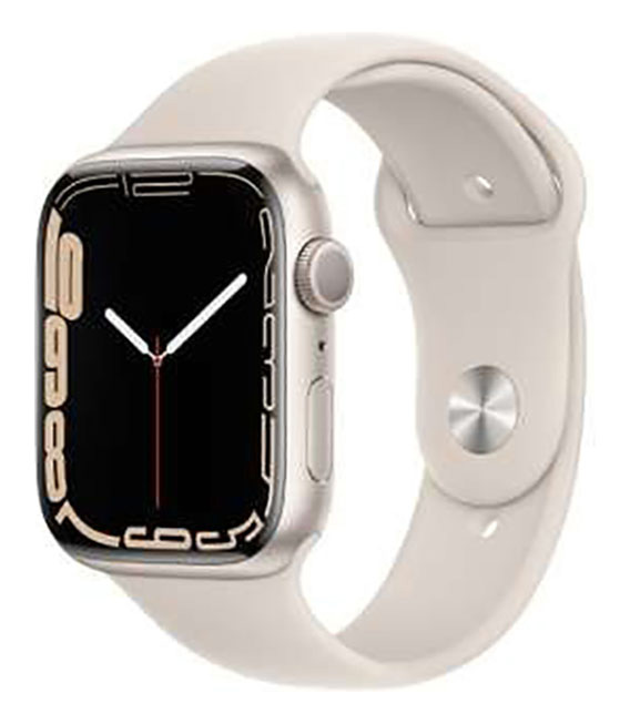 【中古】【安心保証】 Series7[45mm/GPS]アルミ スターライト Apple Watch｜ゲオモバイル