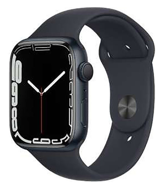 【中古】【安心保証】 Series7[45mm/GPS]アルミ ミッドナイト Apple Watch